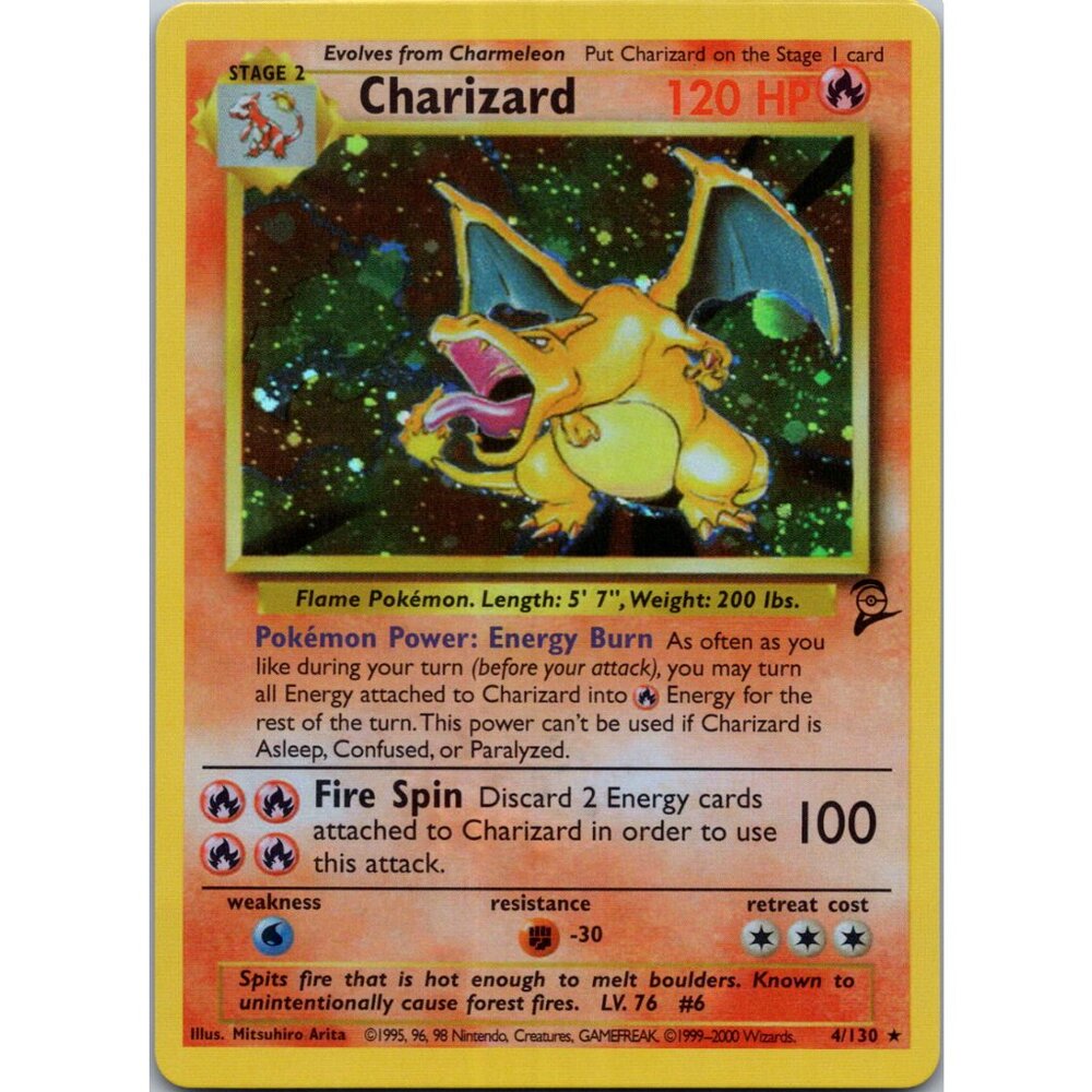 Charizard Base Set 2 "Reprinted" - Picture 1 of 3